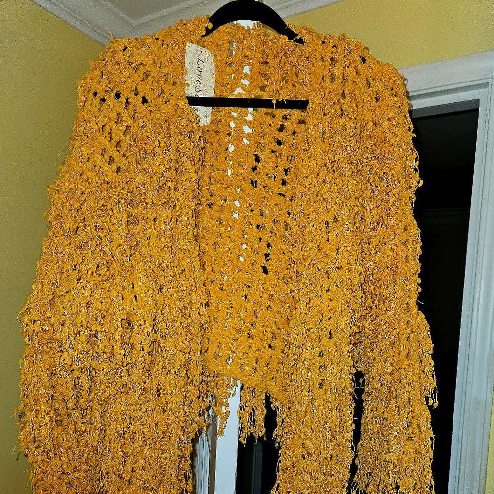 Fringed Sweater Cardigan